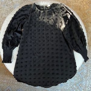 PinkBlush Maternity Black Polka Dot Mini Dress